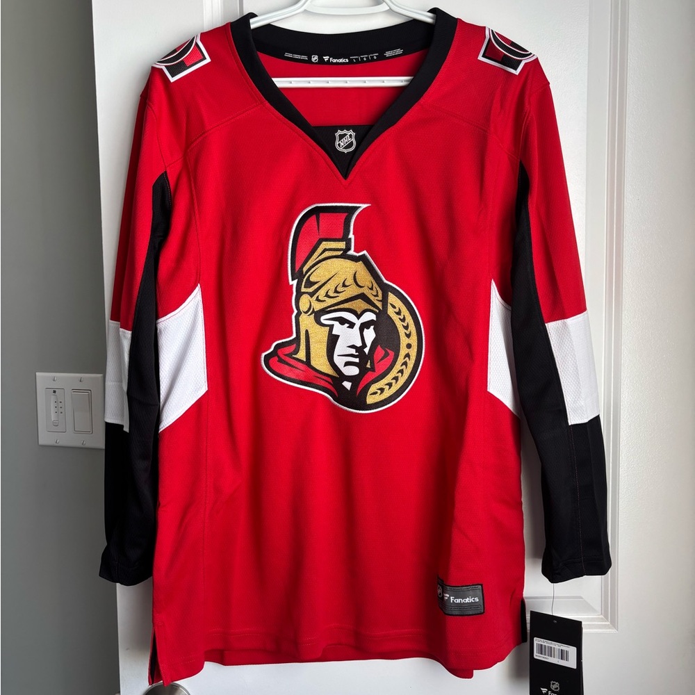 Ottawa Senators Authentic Fanatics Women's Hockey Jersey NWT Medium or Large